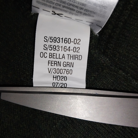 GAP Women's Olive Open Front Cardigan - Picture 7 of 8